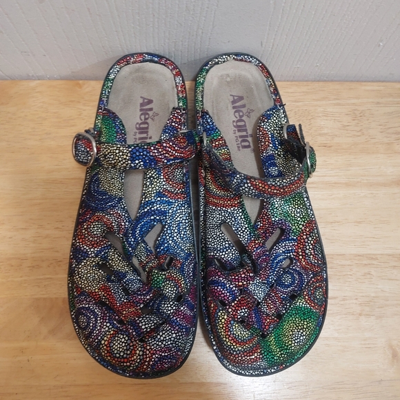 Alegria Women's Colorful Sandals EURO Size 39 - Picture 3 of 13